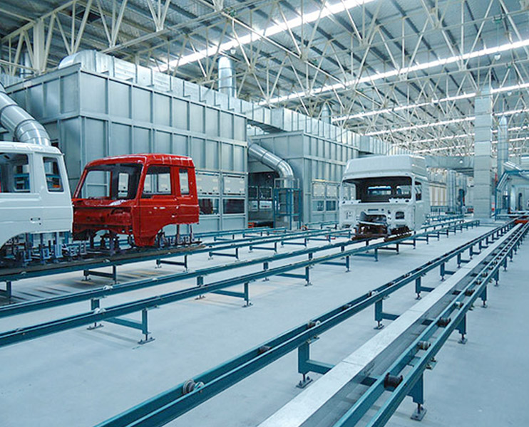 地面积放式输送链