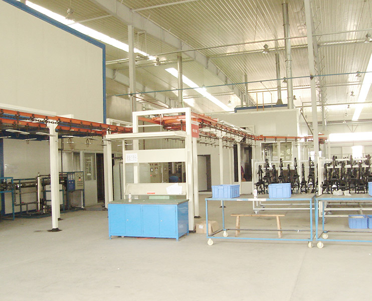 电动车电泳流水线