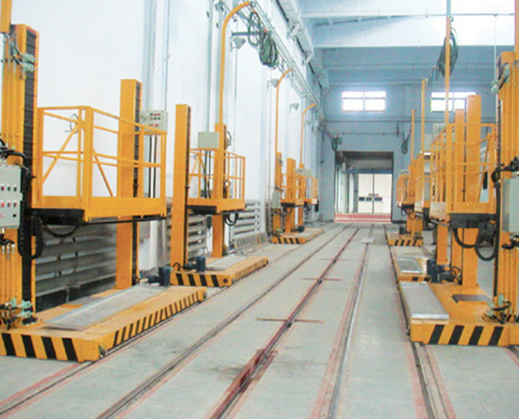 升降通过式喷漆室